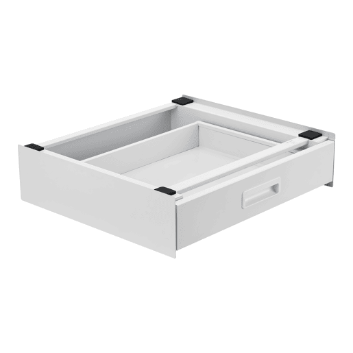 Kit de ligação para máquina de lavarsecar roupa Buxton com gaveta 8x60x60cm - Branco en.casa