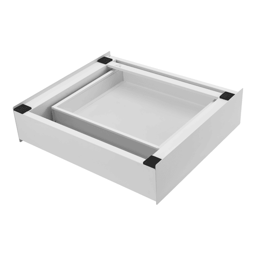 Kit de ligação para máquina de lavarsecar roupa Buxton com gaveta 8x60x60cm - Branco en.casa