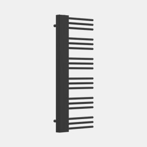 Radiador toalheiro de parede Kviteseid 18 tubos 470W aço 120x50 cm - Preto neu.haus