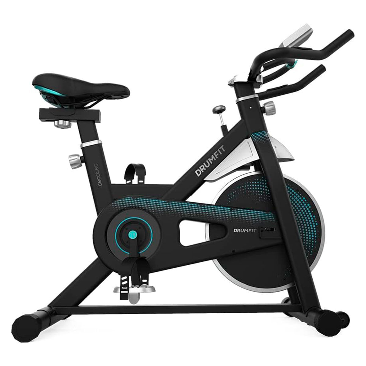 Bicicleta estática Cecotec DrumFit Indoor  Delfos pantalla LCD +