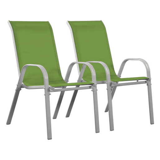 Poltrona de jardim Textilene Cordoba - Fénix - Verde- Kit de 2