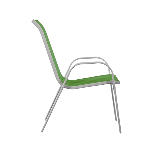 Poltrona de jardim Textilene Cordoba - Fénix - Verde- Kit de 2