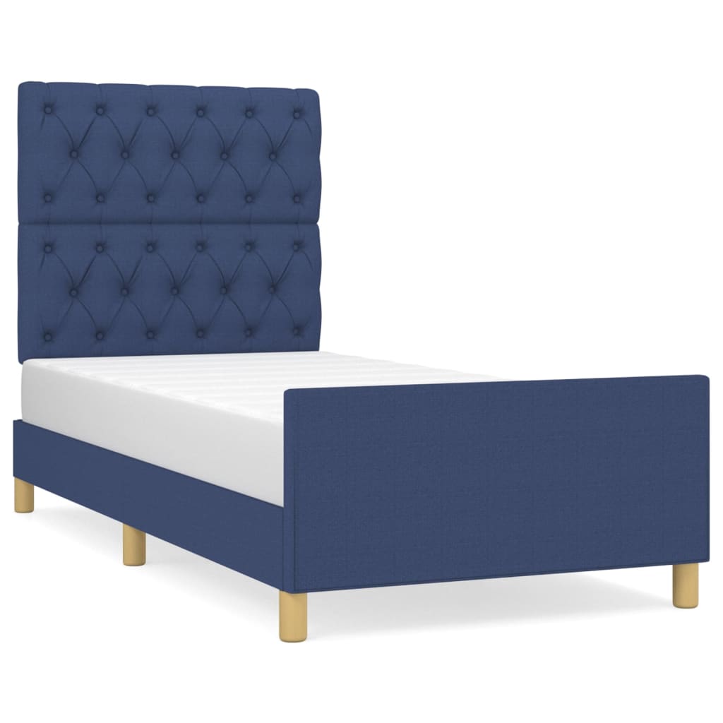 Estructura de cama 80x200 Azul