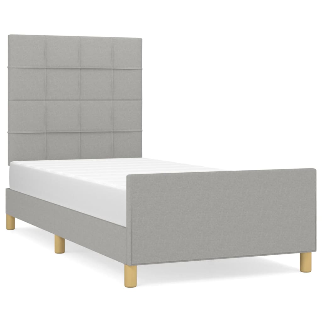 Estructura de cama 80x200 Gris