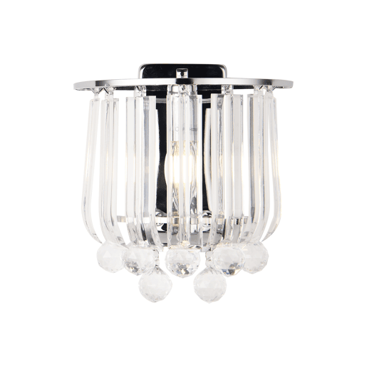 Candeeiro de parede Alnwick 1x E14 40 W metal-plástico 24x22x15cm - Cromadolux.pro