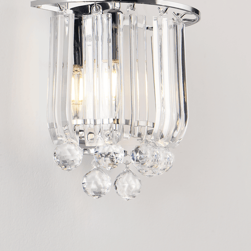 Candeeiro de parede Alnwick 1x E14 40 W metal-plástico 24x22x15cm - Cromadolux.pro