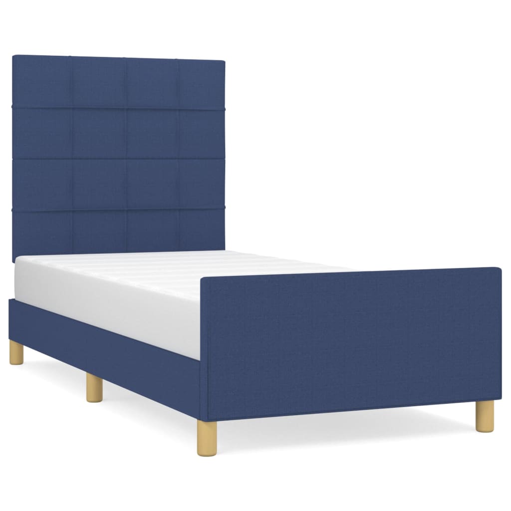Estructura de cama 80x200 Azul