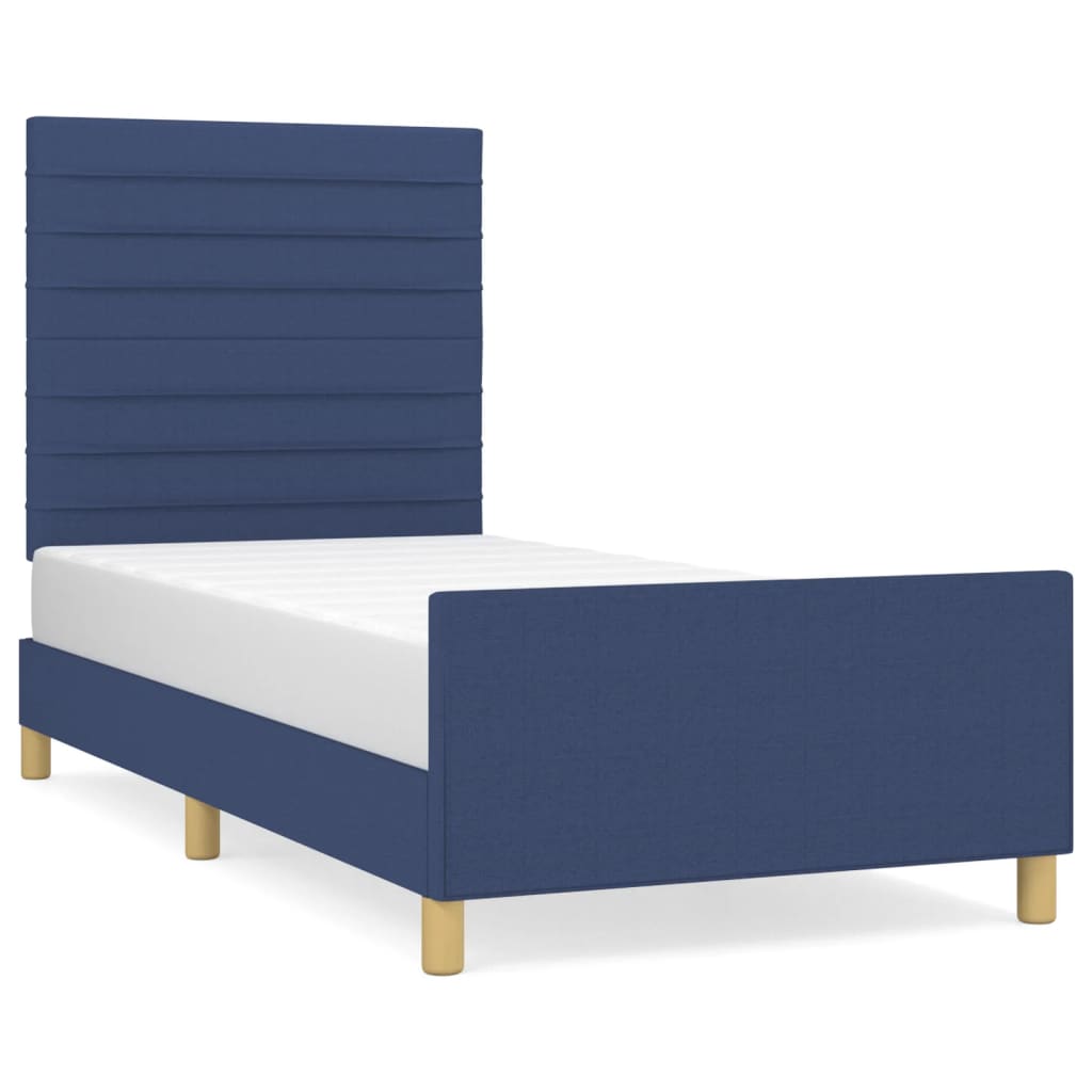 Estructura de cama 80x200 Azul