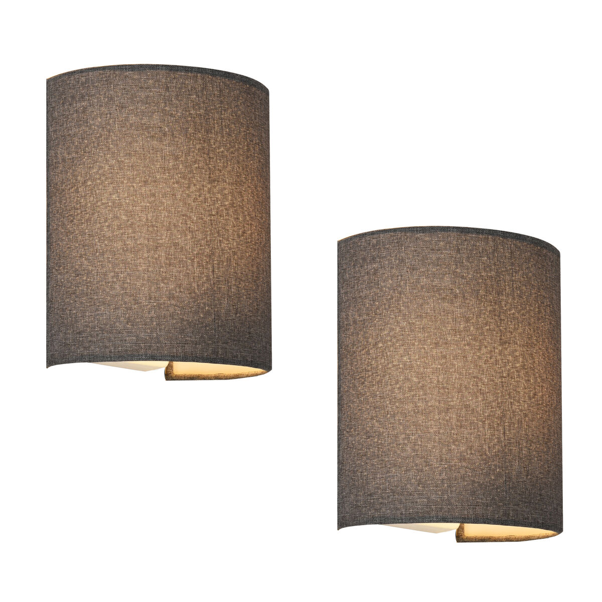 Set de 2 lámparas de pared Brüssel modernas [lux.pro]