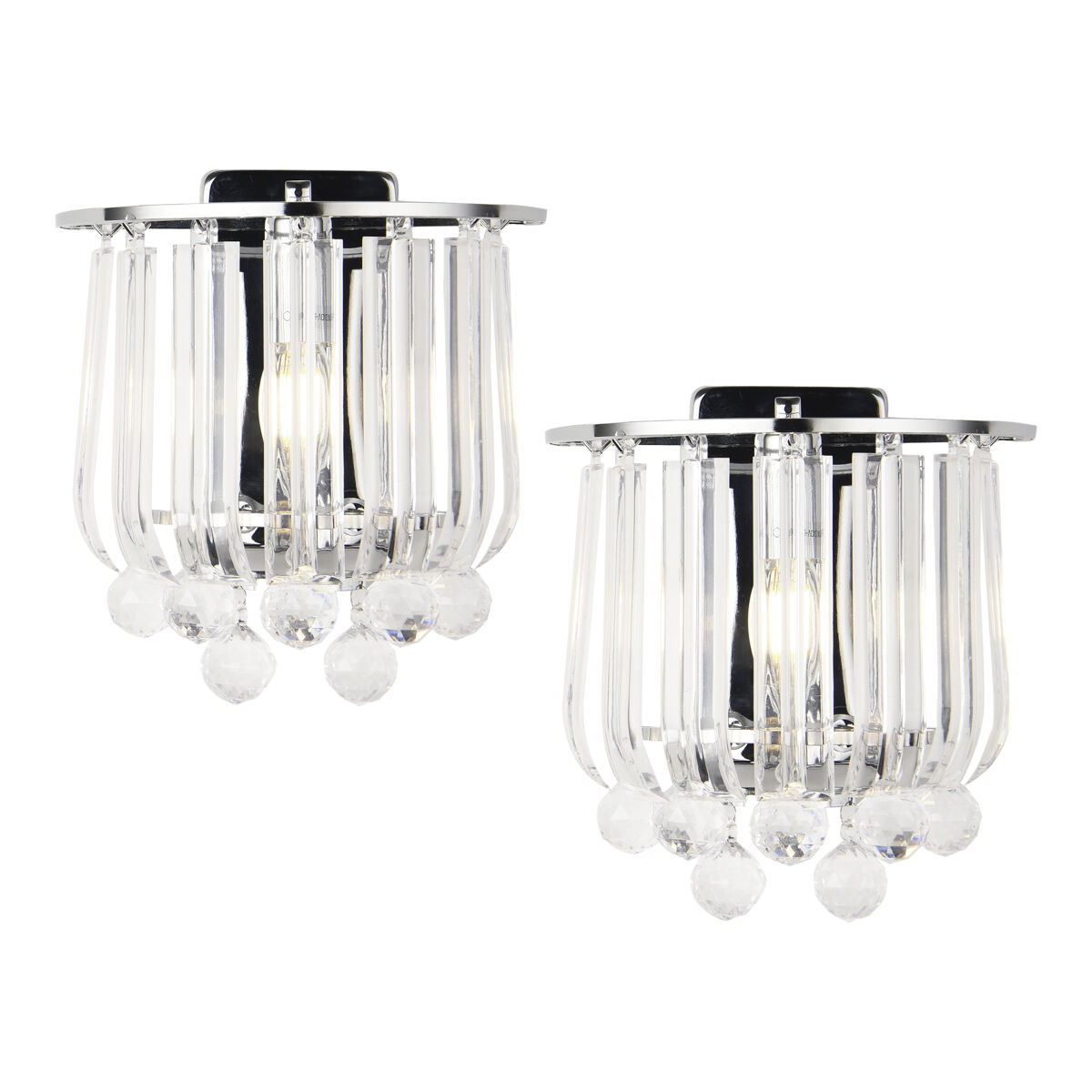 Set de 2 apliques pared Alnwick 1xE14 [lux.pro]