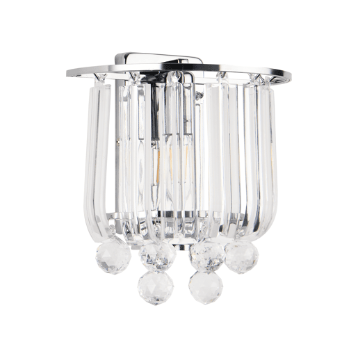 Conjunto de 2 arandelas de parede Alnwick 1xE14 metal-plástico 24x22x15cm - Cromadolux.pro