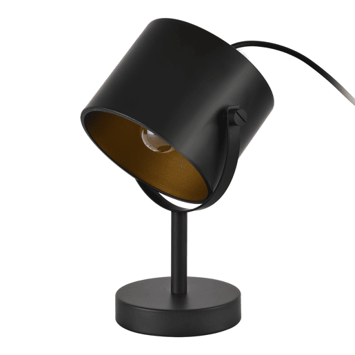 Candeeiro de mesa Farstorp 1x E27 metal 25 x 15 x 19 cm preto lux.pro.
