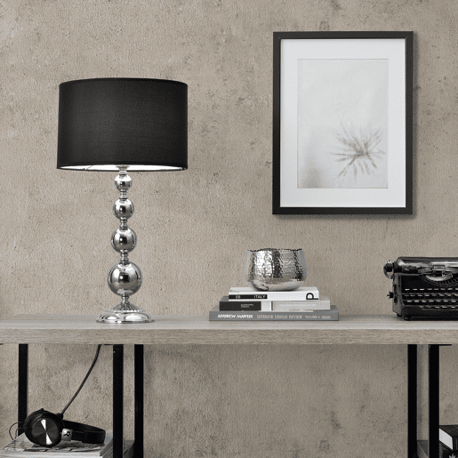 Candeeiro de mesa moderno - preto - (E14) - Modelo: San Francisco lux.pro.
