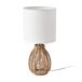 Lámpara de mesa Alfreton 1xE14 40 W metal/cuerda/tela Lámpara de mesa Alfreton 1xE14 40 W metal/cuerda/tela Blanco/ Beige