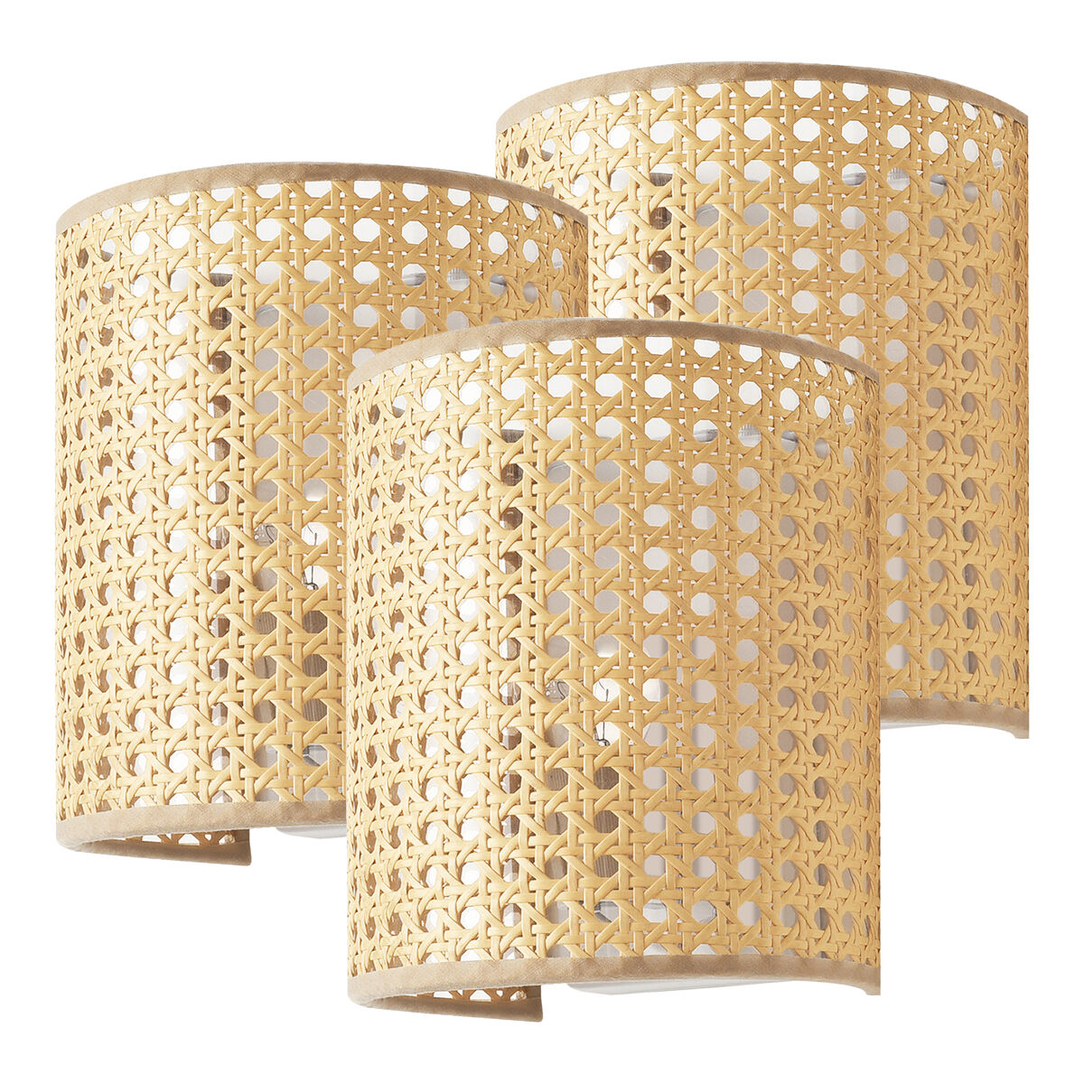 3 Lámparas de pared Ascot 1x E27 [lux.pro]