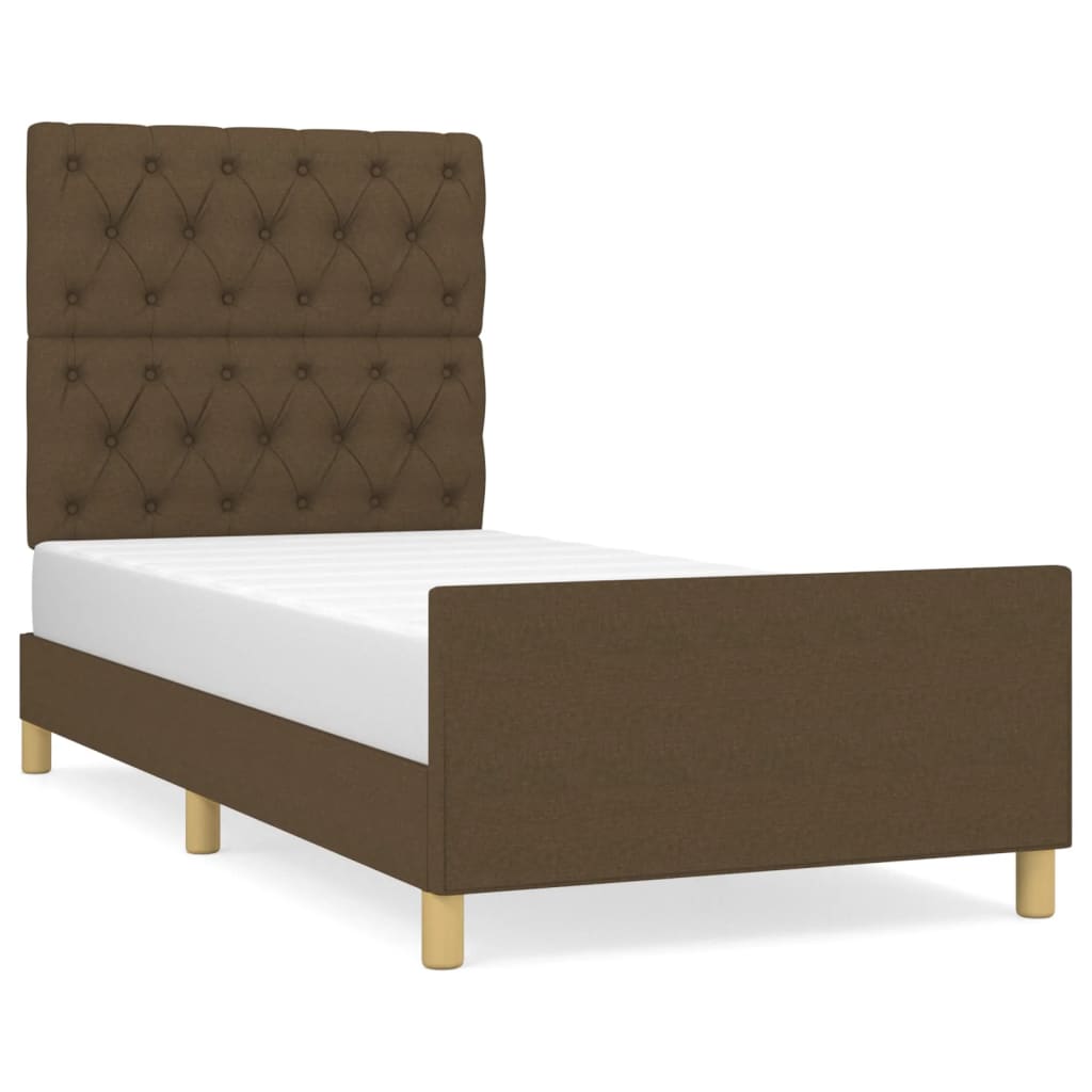 Estructura de cama 80x200 Marrón