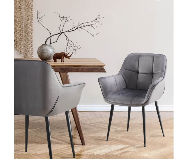 Silla de comedor - Roseville - Terciopelo