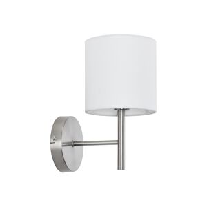 Candeeiro de parede Winsford 1x E14 40 W metal-têxtil 27x21cm - PrataBranco lux.pro