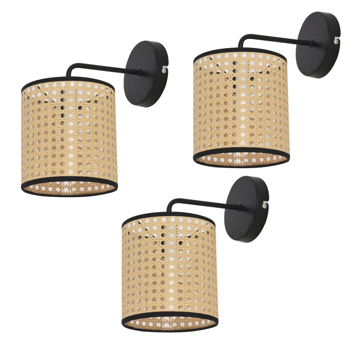 Set de 3 lámparas de pared Southend moderna 1x E14 [lux.pro]