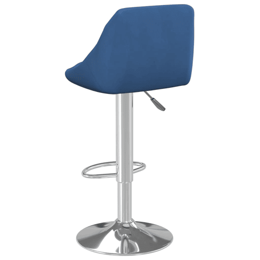 vidaXL Bancos de bar 2 pcs veludo azul vidaXL Bancos de bar 2 pcs veludo azul