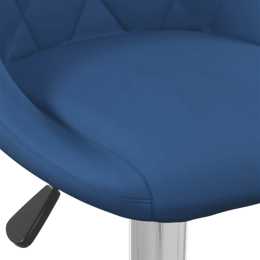 vidaXL Bancos de bar 2 pcs veludo azul vidaXL Bancos de bar 2 pcs veludo azul