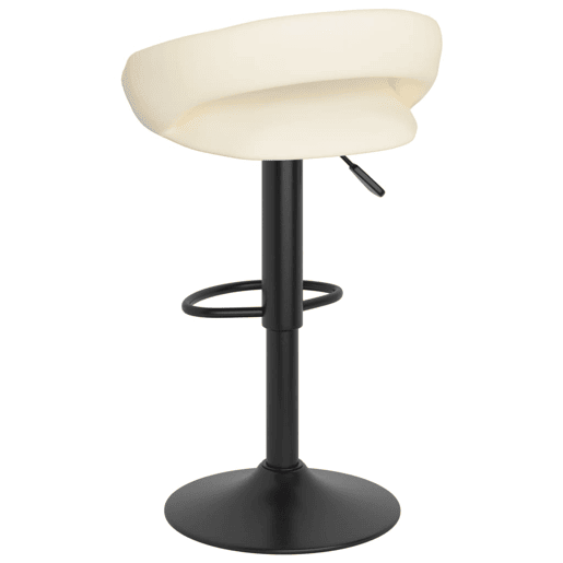 vidaXL Bancos de bar 2 pcs veludo creme vidaXL Bancos de bar 2 pcs veludo creme