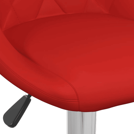vidaXL Bancos de bar 2 pcs couro artificial vermelho tinto vidaXL Bancos de bar 2 pcs couro artificial vermelho tinto