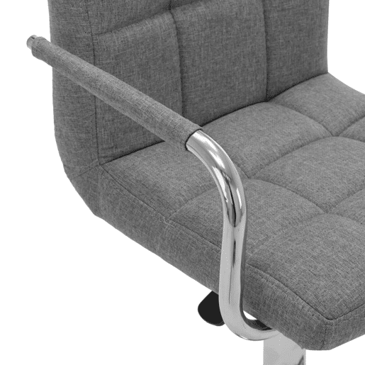 vidaXL Cadeiras de bar 2 pcs tecido cinzento-claro