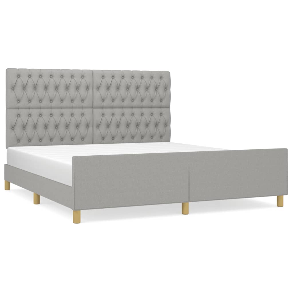 Estructura de cama 180x200 Gris