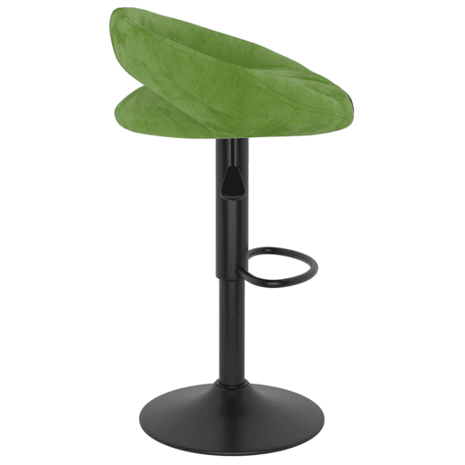 vidaXL Bancos de bar 2 pcs veludo verde-claro vidaXL Bancos de bar 2 pcs veludo verde-claro
