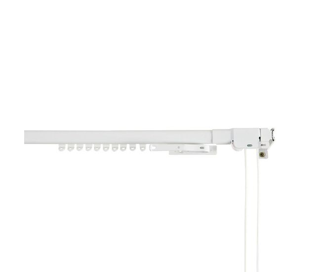 Riel para cortinas stor planet cintacor extensible reforzado blanco 160-300 cm