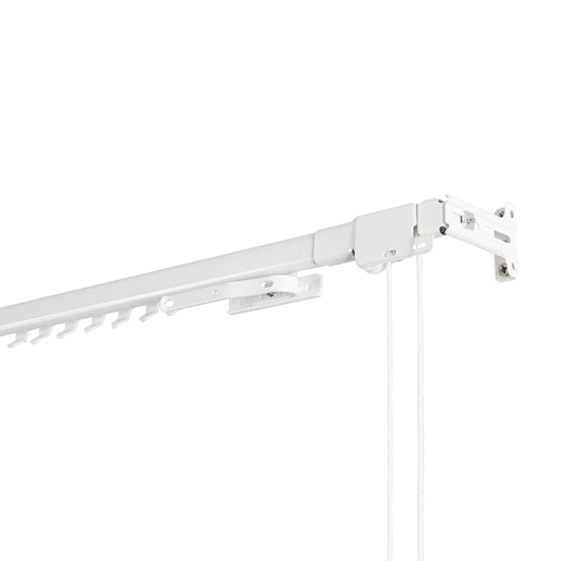Calha de cortina Stor Planet Cintacor Extensível Reforçado Branco 160-300 cm