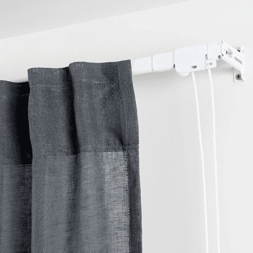 Calha de cortina Stor Planet Cintacor Extensível Reforçado Branco 160-300 cm