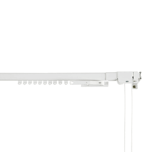 Calha de cortina Stor Planet Cintacor Extensível Reforçado Branco 120-210 cm