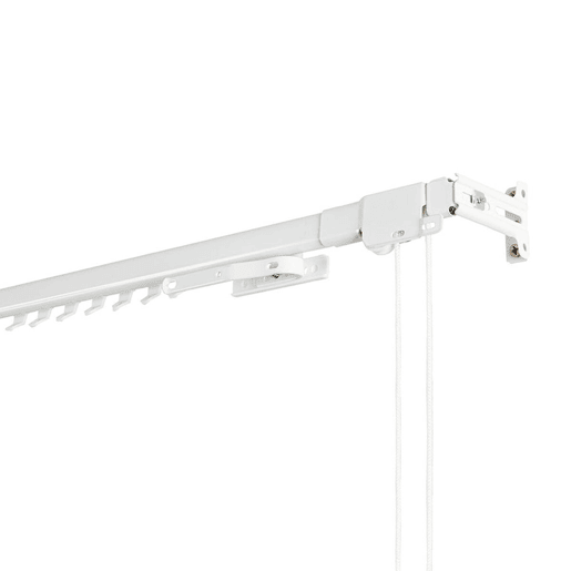Calha de cortina Stor Planet Cintacor Extensível Reforçado Branco 120-210 cm