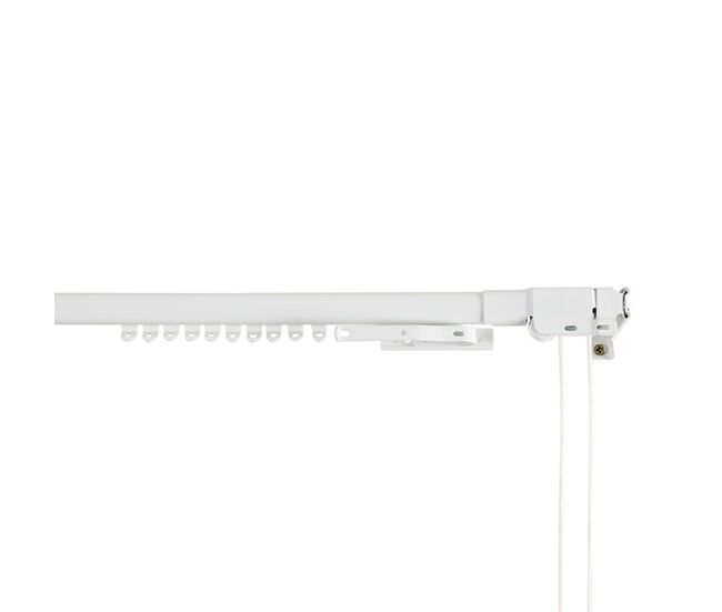 Riel para cortinas stor planet cintacor extensible reforzado blanco 70-120 cm