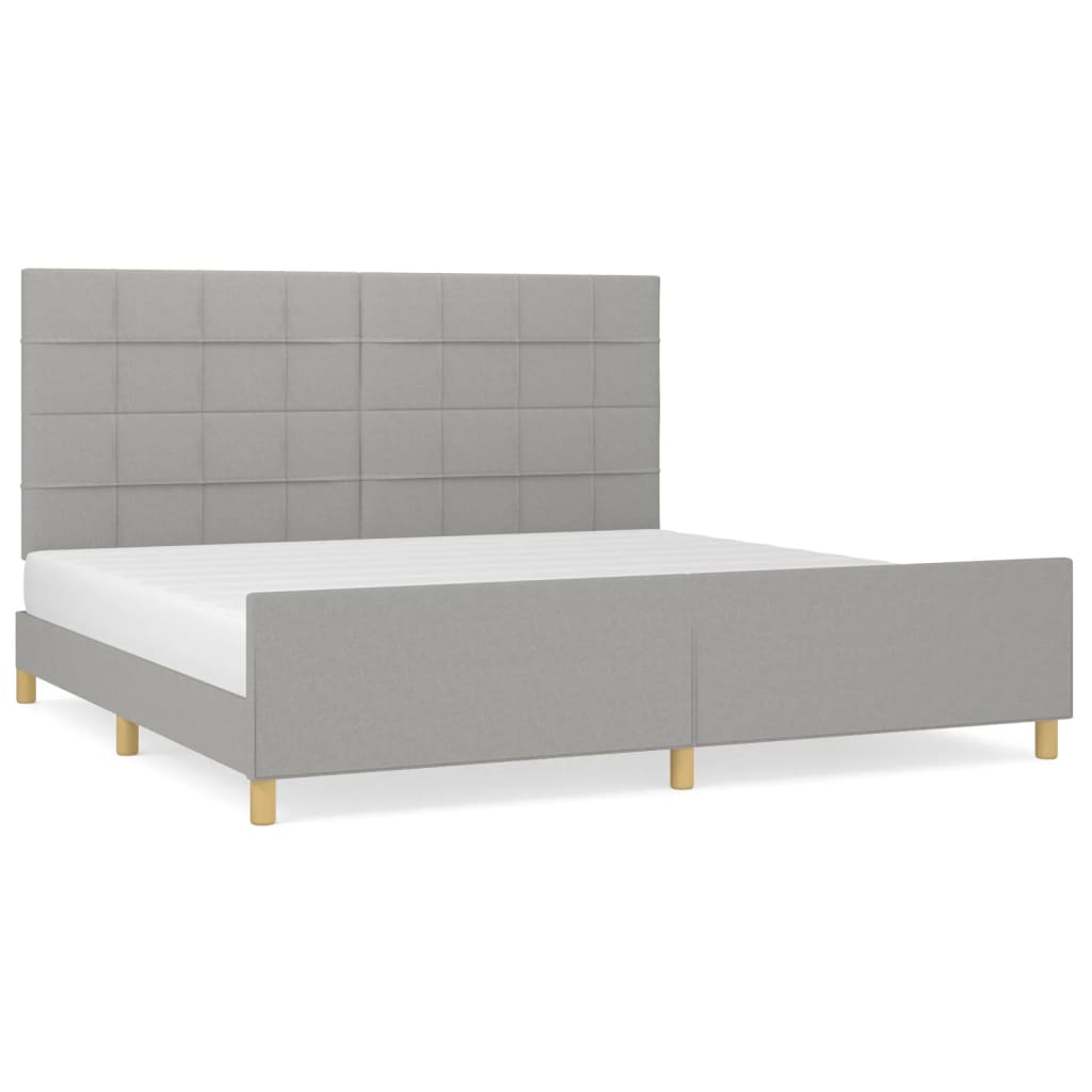 Estructura de cama 200x200 Gris
