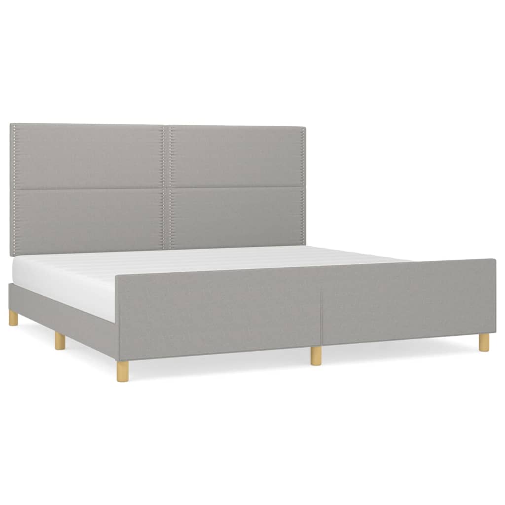 Estructura de cama 200x200 Gris