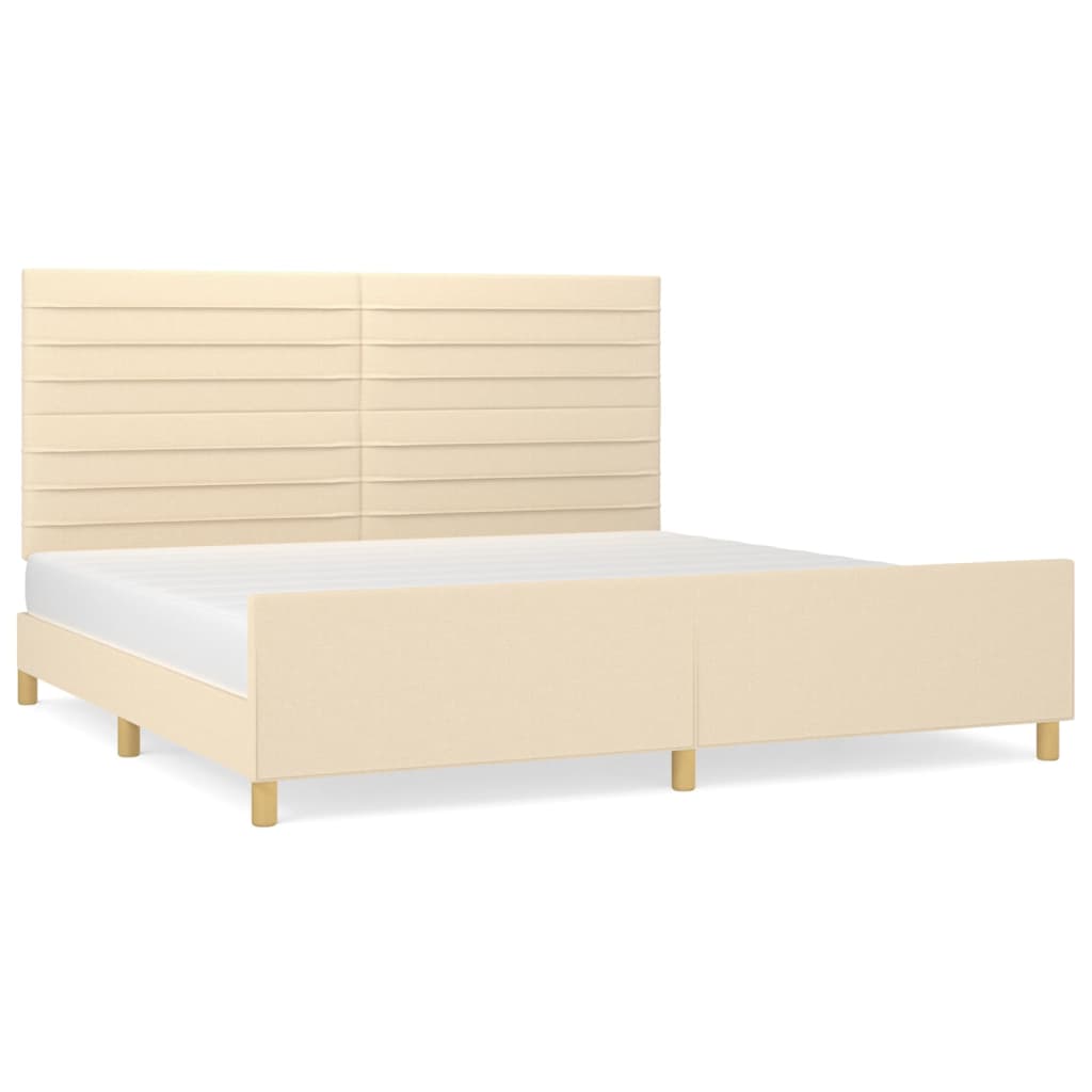 Estructura de cama 200x200 Crema