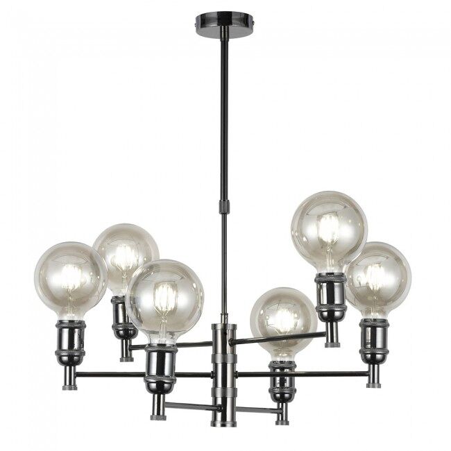 Lámpara de araña Miyako (6 luces) Metal Retro - Vintage