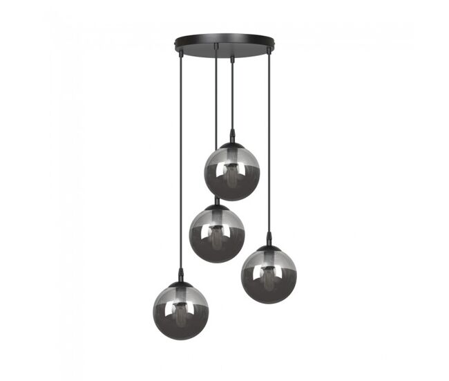 Lámpara colgante sagan grafito 4 luces marca wonderlamp