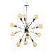Lámpara de techo Cooper 12 luces marca Wonderlamp Lámpara de techo Cooper 12 luces marca Wonderlamp Cromo