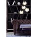 Lámpara colgante Sagan (4 luces) Cristal - Metal Moderno Lámpara colgante Sagan (4 luces) Cristal - Metal Moderno Ambar
