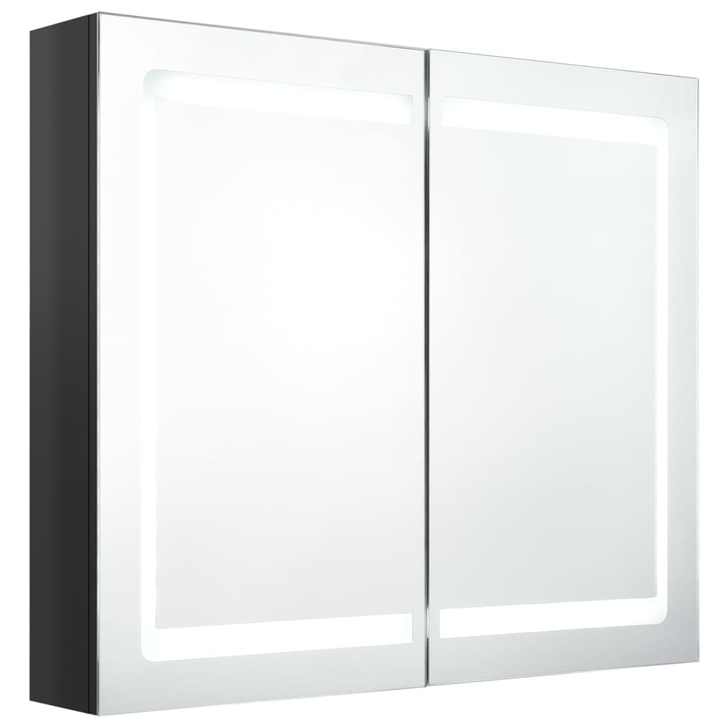 Armario De Baño 80 Negro