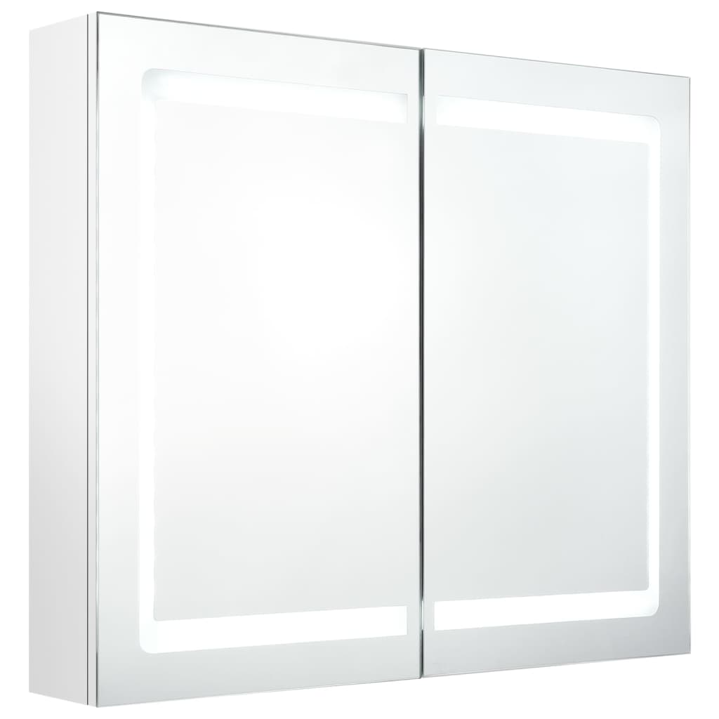 Armario De Baño 80 Blanco Brillo