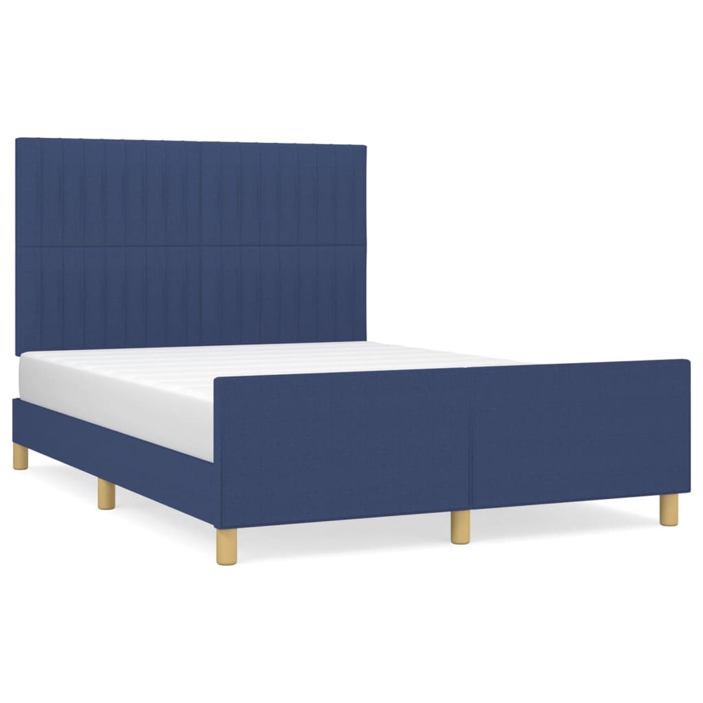 Estructura de cama 140x200 Azul