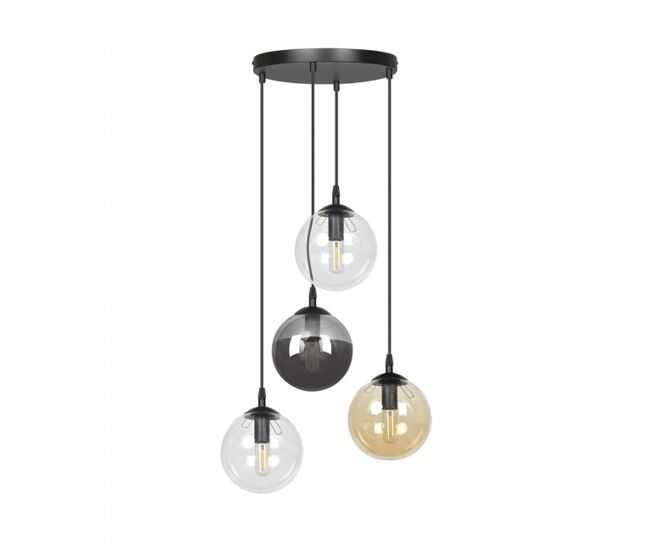 Lámpara colgante sagan mix 4 luces marca wonderlamp