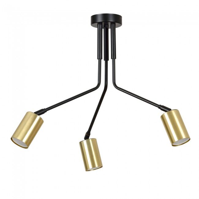 Plafón de techo Norber (3 luces) Metal Moderno