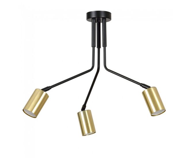 Plafón de techo norber (3 luces) moderno