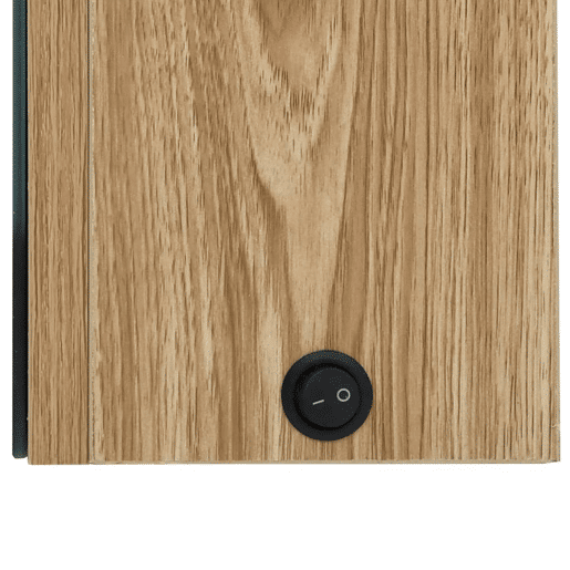 vidaXL Armário espelhado casa de banho LED 80x12x68 cm carvalho vidaXL Armário espelhado casa de banho LED 80x12x68 cm carvalho